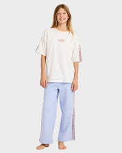 BILLABONG GIRLS OLD DAYZ TRACKPANTS 6-16 TWILIGHT BLUE SURF TRACK PANTS