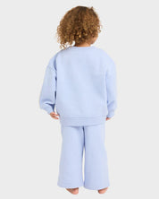 BILLABONG GIRLS WELCOME TO BILLABONG CREW NECK 0-5 TWILIGHT BLUE SURF SWEATSHIRT
