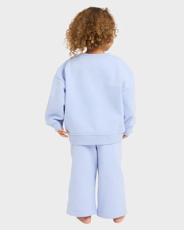 BILLABONG GIRLS WELCOME TO BILLABONG PANTS 0-5 TWILIGHT BLUE SURF TRACK PANTS