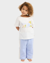 BILLABONG GIRLS WELCOME TO BILLABONG T SHIRT 0-5 SALT CRYSTAL SURF TEE