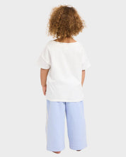 BILLABONG GIRLS WELCOME TO BILLABONG T SHIRT 0-5 SALT CRYSTAL SURF TEE