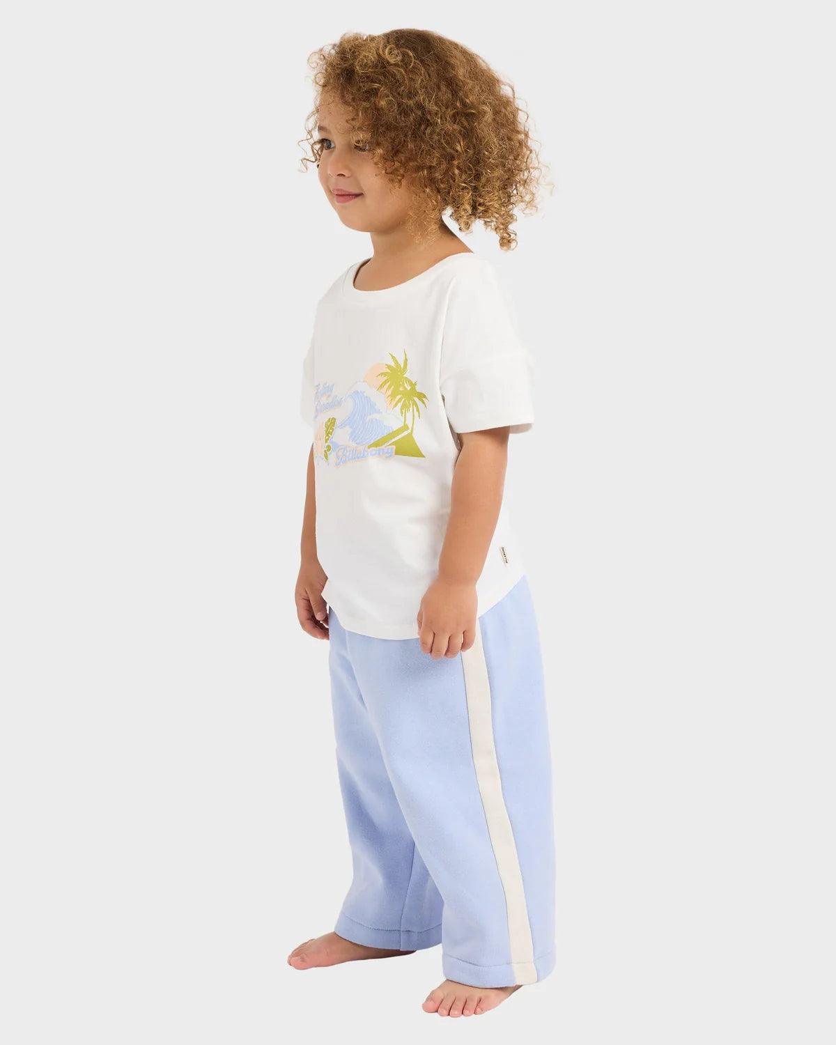 BILLABONG GIRLS WELCOME TO BILLABONG T SHIRT 0-5 SALT CRYSTAL SURF TEE