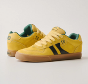 GLOBE ENCORE 2 YELLOW GREEN MENS SKATE SHOES CLASSIC STREET SNEAKERS