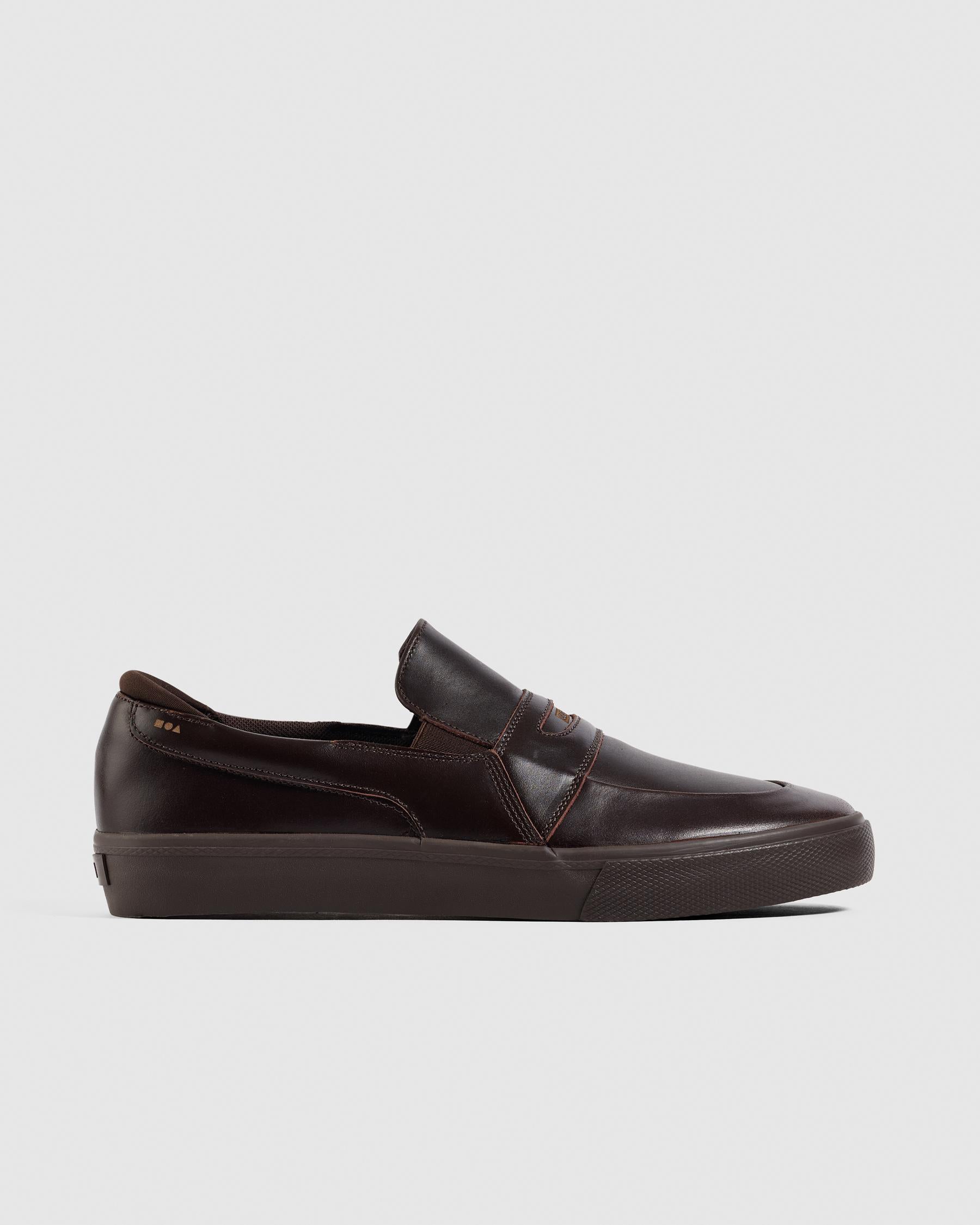 GLOBE LIAIZON SKATE SHOES – DARK BROWN