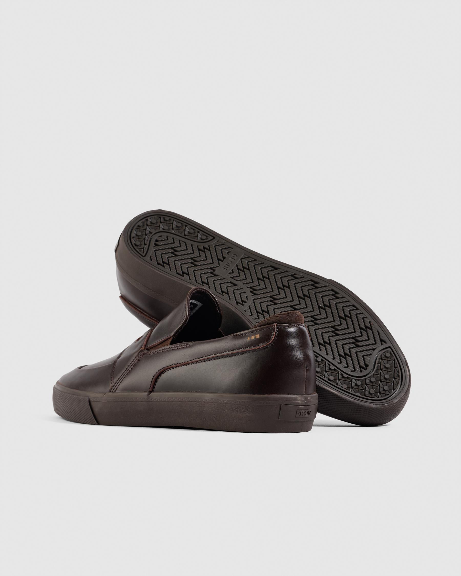 GLOBE LIAIZON SKATE SHOES – DARK BROWN