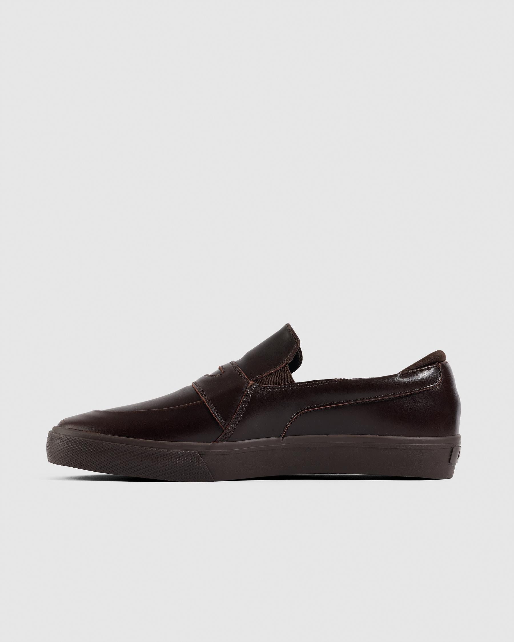 GLOBE LIAIZON SKATE SHOES – DARK BROWN