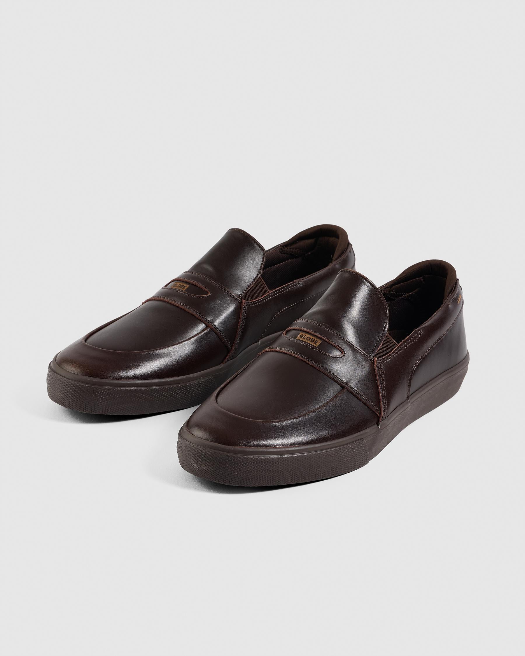 GLOBE LIAIZON SKATE SHOES – DARK BROWN