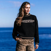 RIP CURL HALF MOON BAY SWEATER – BLACK