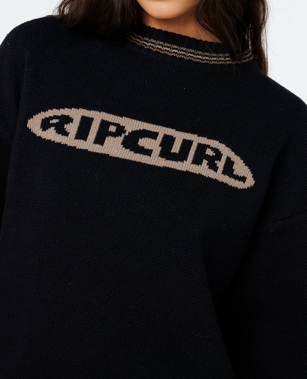 RIP CURL HALF MOON BAY SWEATER – BLACK