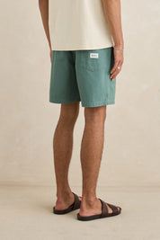 RHYTHM HERRINGBONE JAM MENS ELASTIC WAIST SHORT SEA FOAM