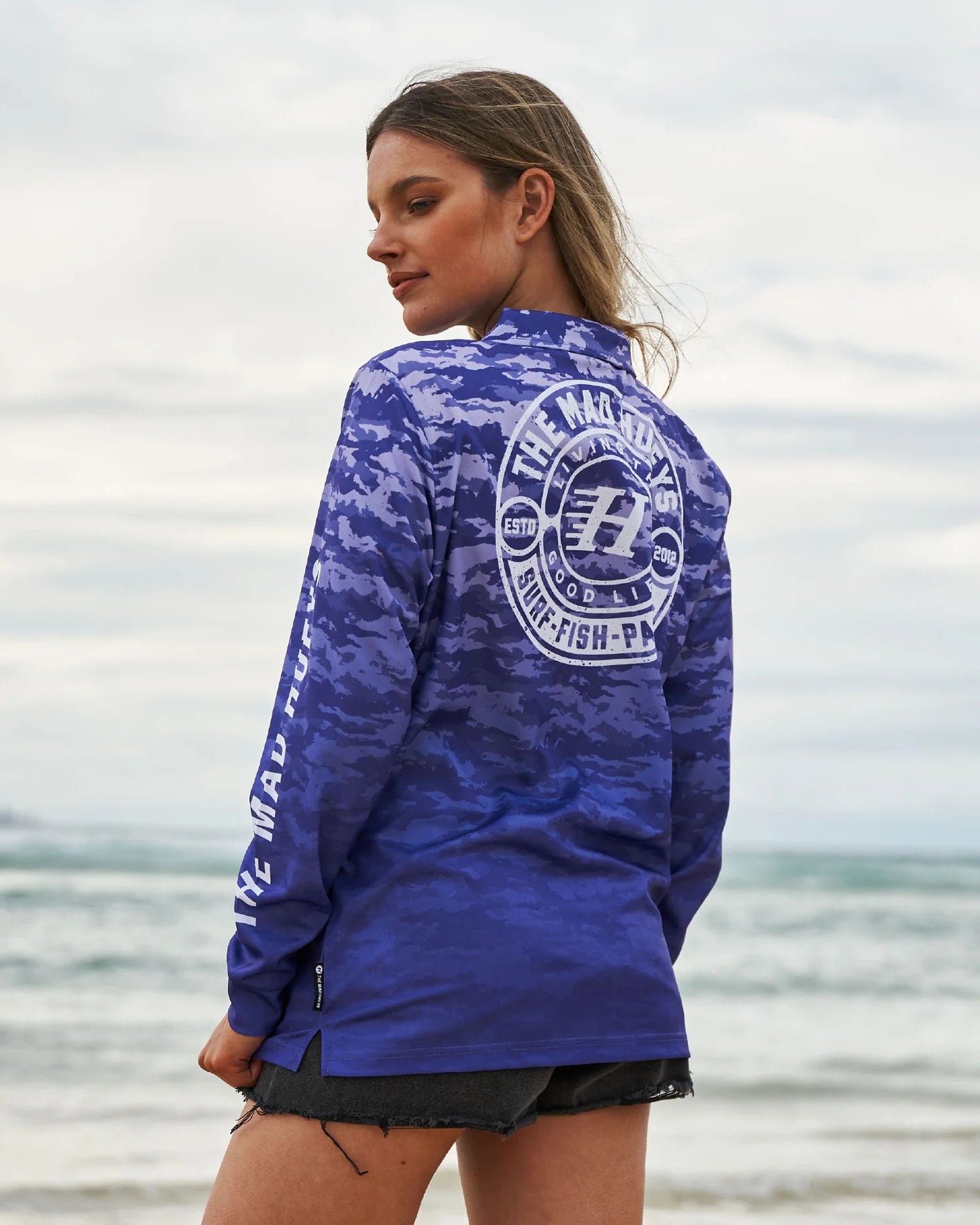 THE MAD HUEYS HUEYS GOOD LIFE WOMENS UPF 50+ FISHING JERSEY
