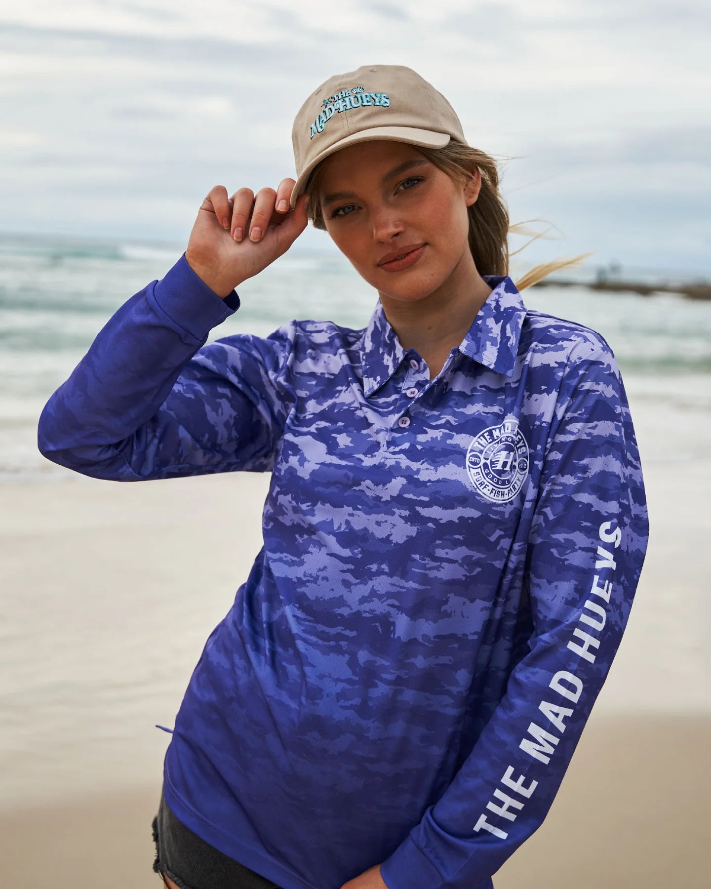 THE MAD HUEYS HUEYS GOOD LIFE WOMENS UPF 50+ FISHING JERSEY