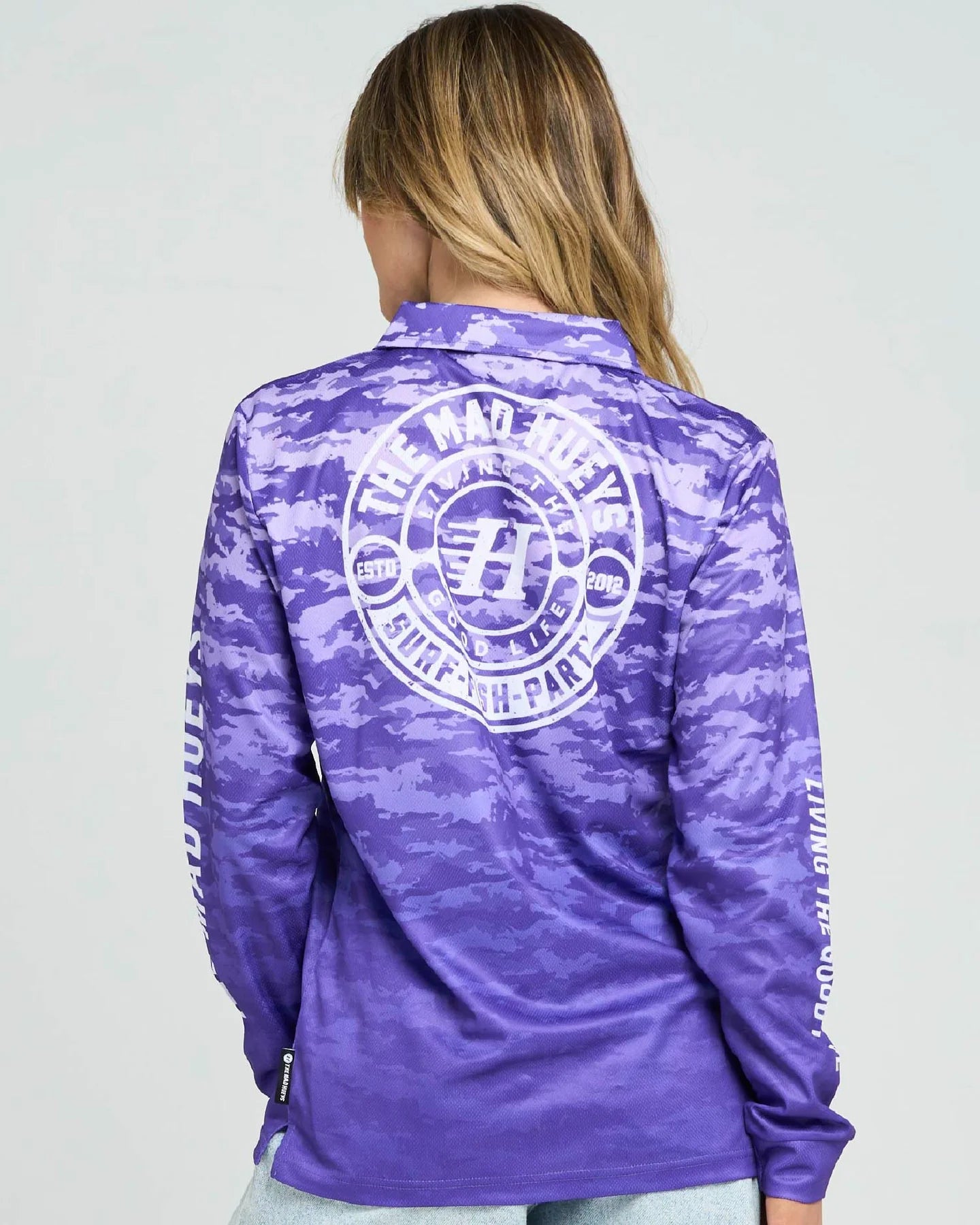 THE MAD HUEYS HUEYS GOOD LIFE WOMENS UPF 50+ FISHING JERSEY