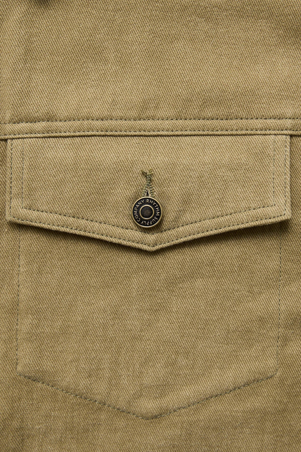 RHYTHM ESSENTIAL OVERSIZED JACKET WOMENS UTILITY TWILL JACKET OLIVE STREETWEAR
