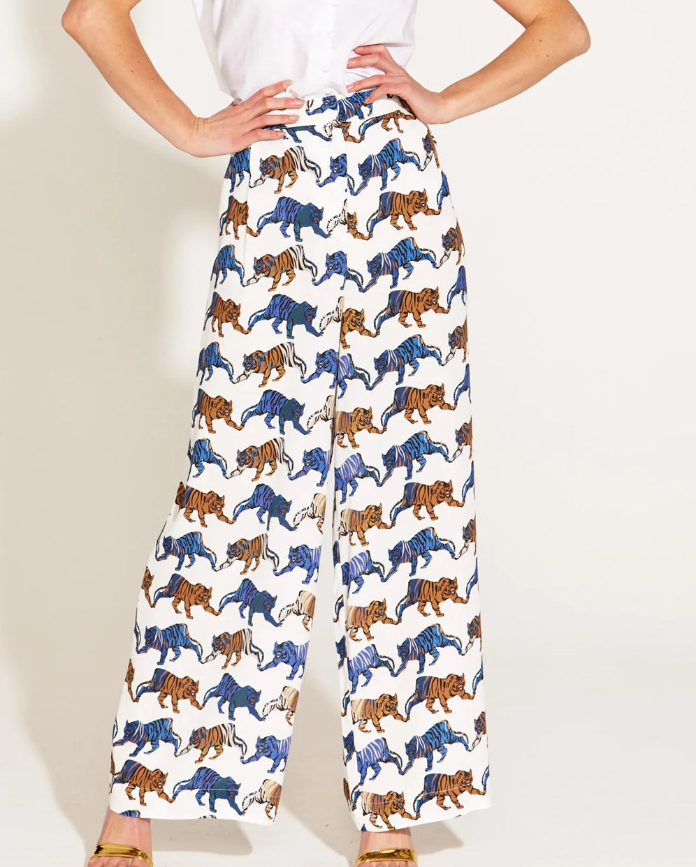 QUEEN OF THE JUNGLE WIDE LEG PANT