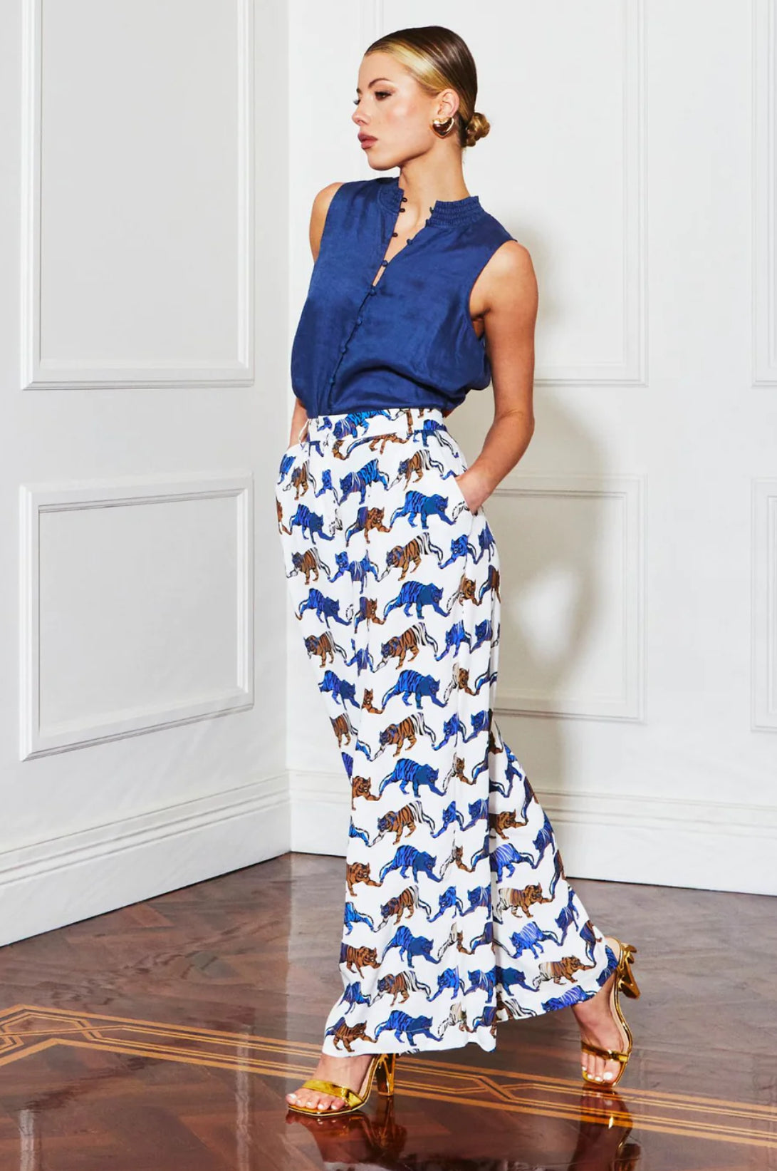 QUEEN OF THE JUNGLE WIDE LEG PANT