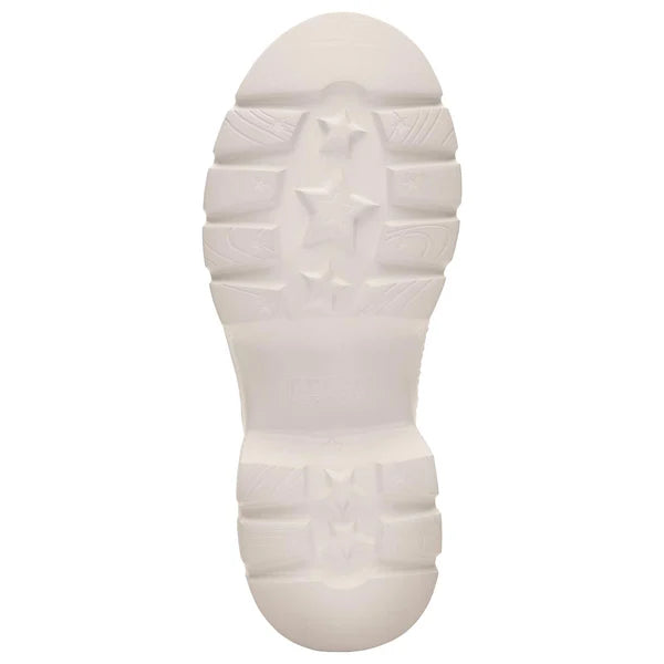 IMPALA BUBBLE SOFT MULE SLIP ON COMFORT SHOE CASUAL EVERYDAY WEAR – BLUE / CREAM