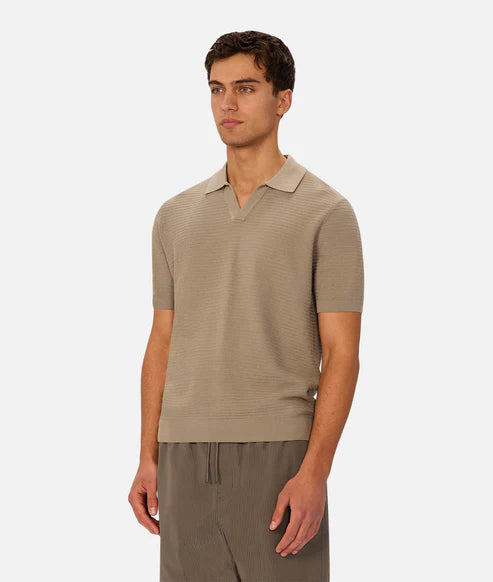 INDUSTRIE ALICANTE POLO MENS PREMIUM SMART CASUAL SHORT SLEEVE POLO – ROSEMARY