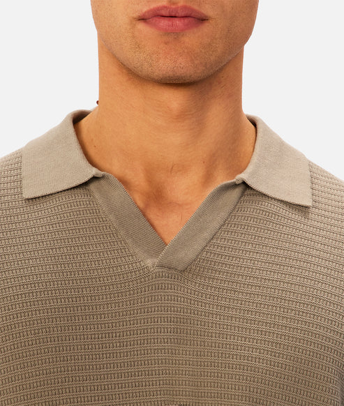 INDUSTRIE ALICANTE POLO MENS PREMIUM SMART CASUAL SHORT SLEEVE POLO – ROSEMARY