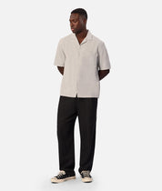 INDUSTRIE THE CHECK MARBELLA SHORT SLEEVE SHIRT – GUNMETAL