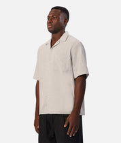 INDUSTRIE THE CHECK MARBELLA SHORT SLEEVE SHIRT – GUNMETAL