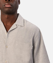 INDUSTRIE THE CHECK MARBELLA SHORT SLEEVE SHIRT – GUNMETAL