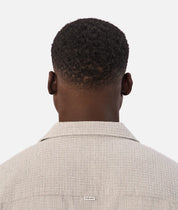 INDUSTRIE THE CHECK MARBELLA SHORT SLEEVE SHIRT – GUNMETAL