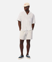 INDUSTRIE THE CHECK MARBELLA SHORT SLEEVE SHIRT – SKY / OFF WHITE