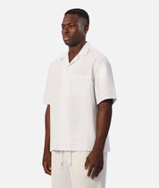 INDUSTRIE THE CHECK MARBELLA SHORT SLEEVE SHIRT – SKY / OFF WHITE