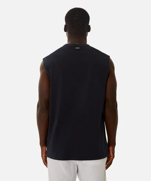 INDUSTRIE THE DEL SUR SLEEVELESS TEE - OD DARK NAVY