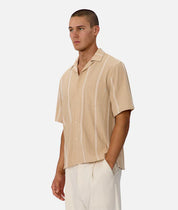 INDUSTRIE FULLERTON SHORT SLEEVE SHIRT MENS LIGHTWEIGHT SUMMER CASUAL FIT – SAFFRON WHITE