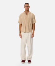 INDUSTRIE FULLERTON SHORT SLEEVE SHIRT MENS LIGHTWEIGHT SUMMER CASUAL FIT – SAFFRON WHITE