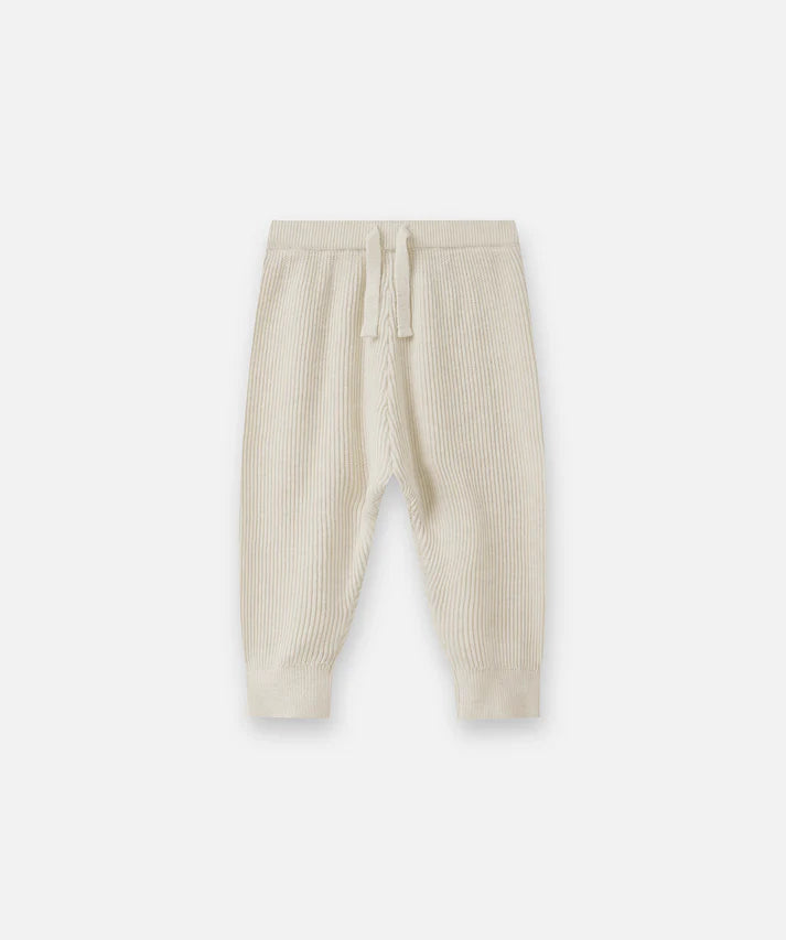INDUSTRIE KIDS THE SUMMIT KNIT TRACKIE – LIGHT OAT MARLE