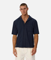 INDUSTRIE MALAGA SHORT SLEEVE SHIRT - NEW NAVY
