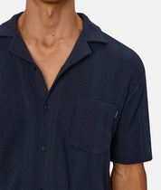 INDUSTRIE MALAGA SHORT SLEEVE SHIRT - NEW NAVY