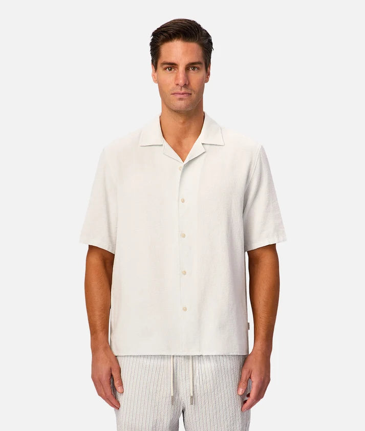INDUSTRIE THE MARBELLA SHORT SLEEVE SHIRT – ICE