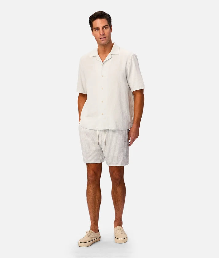 INDUSTRIE THE MARBELLA SHORT SLEEVE SHIRT – ICE