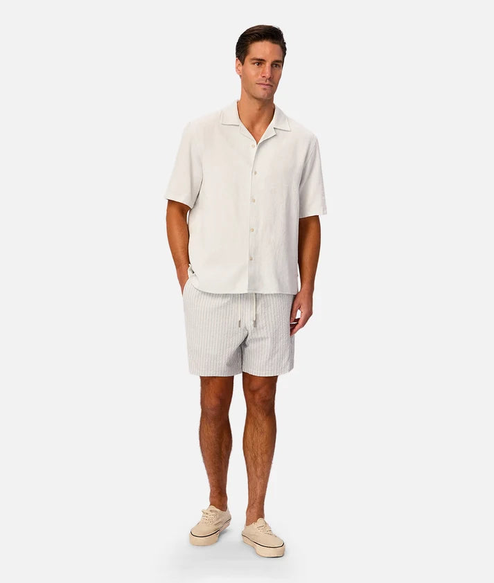 INDUSTRIE THE MARBELLA SHORT SLEEVE SHIRT – ICE