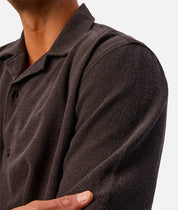 INDUSTRIE MARBELLA SHORT SLEEVE SHIRT - UMBER