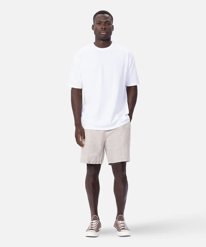 INDUSTRIE THE MARINA LINEN SHORT – YD WHEAT