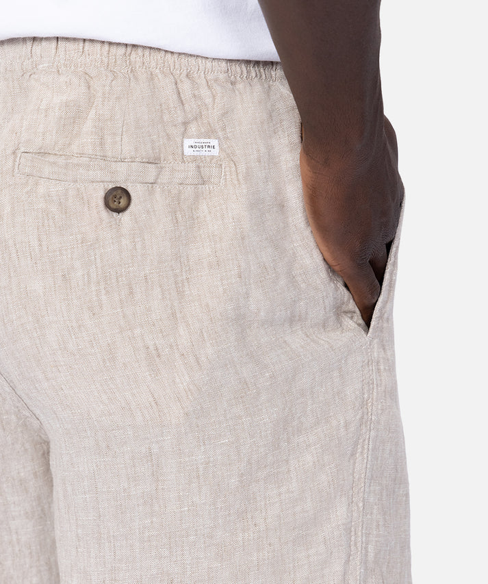 INDUSTRIE THE MARINA LINEN SHORT – YD WHEAT