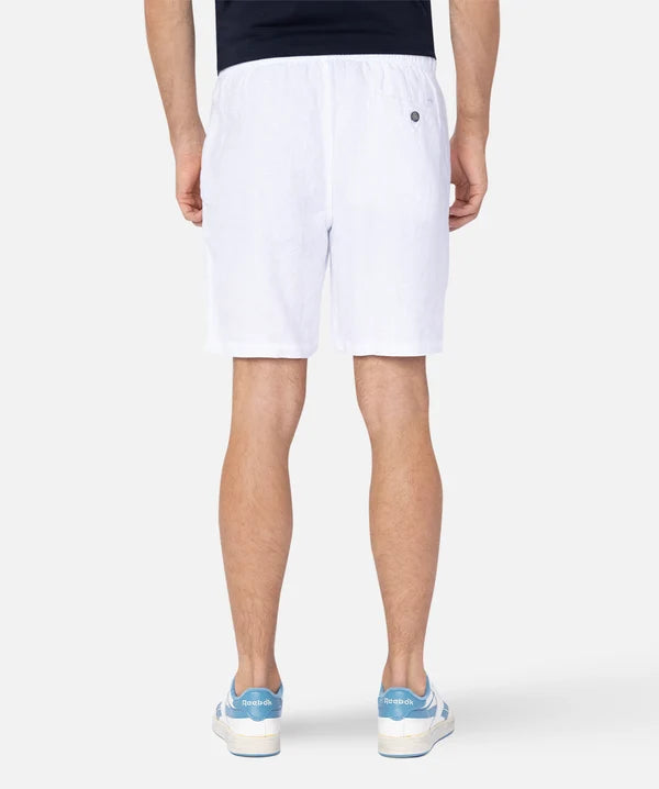 INDUSTRIE MARINA LINEN SHORTS - ANTIQUE WHITE