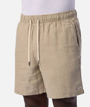 INDUSTRIE MARINA LINEN SHORTS - MOSS