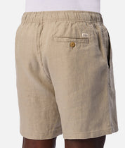 INDUSTRIE MARINA LINEN SHORTS - MOSS