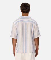 INDUSTRIE OAKFIELD SHORT SLEEVE SHIRT MENS LIGHTWEIGHT SUMMER CASUAL FIT – BLUE MULTI