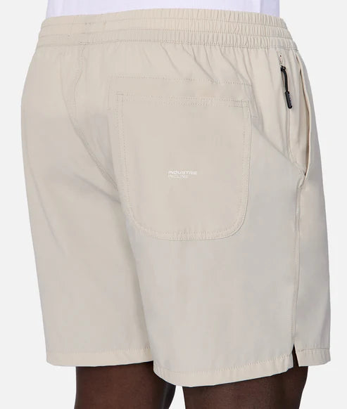 INDUSTRIE OWENS SHORT MENS LIGHTWEIGHT EVERYDAY CASUAL SHORTS – STONE