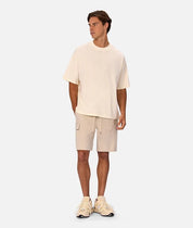 INDUSTRIE PLATOON COMBAT CARGO SHORTS - STONE 25