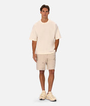 INDUSTRIE PLATOON COMBAT CARGO SHORTS - STONE 25
