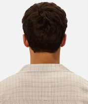 INDUSTRIE THE SIRACUSA SHORT SLEEVE SHIRT - EGG SHELL