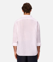 INDUSTRIE THE ST MARTINS LONG SLEEVE LINEN SHIRT - WINTER WHITE